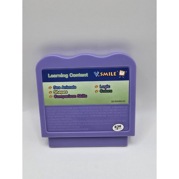 Disney Pixar Finding Nemo, Nemos Ocean Discoveries [VTech V.Smile] Game Only - Picture 2 of 3